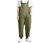 MMOOVV Mens Relaxed Dungarees Relaxed Fit Denim Dungarees Denim Dungarees Fashion Slim Fit Jumpsuit with Pockets Jumpsuit Pajamas Men, 2-AG, L