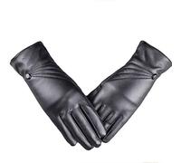 MMOOVV Women Leather Winter Gloves Warm Cashmere Touchscreen Leather Gloves Windproof Outdoor Activities Driving
