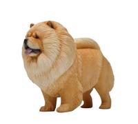 MMOS X JXK Chow Chow Dog Statue Dog Figurine for Desktop Decor Durable Polyresin with Intricate Details Gifts for Women Mom Birthday