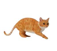 MMOS X JXK Resin Cat Statue Realistic Cat Figurine for Table Decor Durable Polyresin with Intricate Details Gifts for Cat Lovers