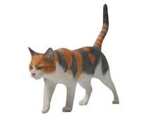 MMOS X JXK Resin Chinese Cat Statue Cat Figurine for Table Decor Durable Polyresin with Intricate Details Gifts for Cat Lovers