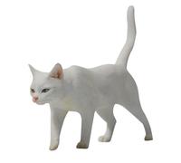 MMOS X JXK Resin Chinese Cat Statue Cat Figurine for Table Decor Durable Polyresin with Intricate Details Gifts for Cat Lovers