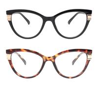 MMOWW Cat Eye Reading Glasses Blue Light Blocking Readers Glasses for Women