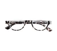 MMOWW Half Moon Reading Glasses for Women Men Mini Semi Half Frame Readers | Blue Light Blocking, with Spring Hinge, Computer Readers