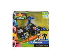 Power Rangers Blue Ranger Unicorn Thunderzord Action Figure - Mighty Morphin Zord Toy with Boulder-Throwing & Horn Strike Features