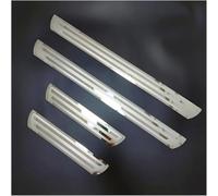 MMPZZ 4pcs Stainless Steel Car Door Sill Protector for 4runner/ Prius/ RAV4/ Verso/Yaris/Yaris Cross/C-HR/Corolla, Scuff Guard Threshold, Welcome Pedal Strips Car Bumper Protecto