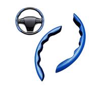 MMPZZ Car Steering Wheel Cover for Honda Jazz/Civic/HR-V/CR-V/e/e:HEV, Segmented Steering Wheel Cover, Universal Non-slip Breathable Steering Wheel Cover,Blue