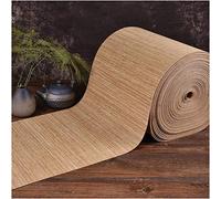MMQGQ Bamboo Table Runner Cuttable & Curlable，Natural Handwoven Washable Placemats，Home Kitchen Non-slip Heat Insulation Table Mat(Size:40×120cm)