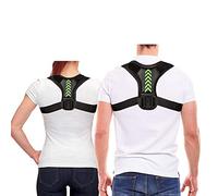 MMRTDJDR Adjustable Back Shoulder Corrector Belt Clavicle Spine Support Reshape Your Body Home Office Sport Upper Back Neck Brace