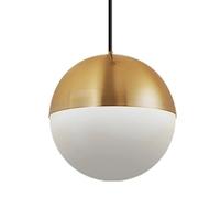 MMRTDJDR American Personality Hanging Light,Creative Spherical Metal Glass Pendant Lamp,E27 Light Source Chandelier,Kitchen Island Porch Bedside Decorative Lighting Fixtures