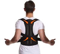 MMRTDJDR Back Support Brace Belt S-5XL Plus Size Corrector For Men And Women Teenager Student Adjustable Upright Full Back Support Straightener Prevent Scoliosis Improve Hunchback (XXL)