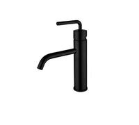 MMRTDJDR Black Bathroom Faucet Rose Gold,Brushed Gold Basin Tap Deck Mounted Copper Water Mixer Tall & Short Available,Rome Tap(Black Tap)