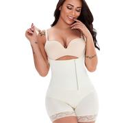 MMRTDJDR Bodysuit Invisible Shapewear Butt Lifter For Women Tummy Controlcolombian Girdles Body,Flesh Color-Medium