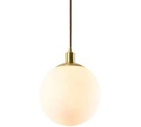 MMRTDJDR Bracket Light Glass Pendant Light, Adjustable Hanging Pedant Lights Fixture with 1-Light Flush Mount Ceiling Swag Lighting for Kitchen Dining Room, E27 Base Stainless Steel Bracket Light,15