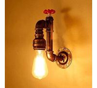 MMRTDJDR Bracket Light Minimalist Style Metal Bracket Lighting Industrial Water Pipe Bracket Light, Single Head Vintage Metal Steampunk Rustic Style Lamp for Home Decor Pub Cafe Hotel
