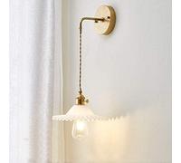 MMRTDJDR Bracket Light Minimalist Style Metal Bracket Lighting Led Wall Lamp Bedroom Lamp, Adjustable Beam Angle, for Corridor Living Room Bedroom Garden, Lighting Home Decoration Lamp Sta,B Wh