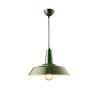 MMRTDJDR Creative Pot Lid Shape Wrought Iron Pendant Light, Retro Industrial Style E27 Chandelier, Ceiling Lighting Fixture, Metal Lamp Shade, Restaurant Bar Decoration Hanging Lamp