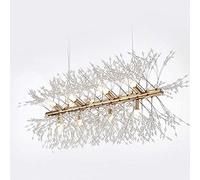 MMRTDJDR Crystal Chandelier Nordic Firework Chandelier Hanging Ceiling Light Fixture Adjustable Pendant Lighting for Living Room Restaurant,92X40Cm(36X16Inch)