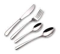 MMRTDJDR Cutlery Silverware Flatware Set Include Spoon Knife Fork 24 Pieces Serves 6 People Utensil Sets Stainless Steel Matte Handle Mirrow Polished (48PCS for 12)