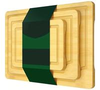 MMRTDJDR Cutting Board Chopping Board Bamboo Cutting Board Set of 3, Large, Medium & Small Size, Organic Wooden Cutting Boards for Kitchen Cutting Boards for Kitchen