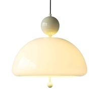 MMRTDJDR E27 Base Ceiling Lighting Fixtures,French Retro Style Chandelier,Creative High Light Transmission Glass Pendant Lamp,Bedroom Restaurant Coffee Shop Decoration Hanging Light
