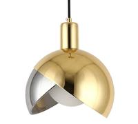 MMRTDJDR E27 Light Source Single Head Chandelier, Creative Petal-shaped Metal Glass Pendant Lamp, Industrial Style Hanging Light, Bedroom Dining Room Bar Decoration Light Fixtures