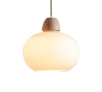MMRTDJDR E27 Screw Single-head Pendant Light,Japanese Retro Style Chandelier,Creative High Light Transmission Glass Hanging Lamp Lampshade,Restaurant Tearoom Kitchen Decorative Lighting Fixtures