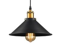 MMRTDJDR E27 Screw Single-head Pendant Light,Retro Industrial Style Chandelier,Creative Personality Iron Art Hanging Lamp Lampshade,Corridor Office Barber Shop Decorative Lighting Fixtures