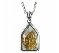 MMRTDJDR Ethnic Style Personalized Retro Three Dimensional Elephant Nose Pendant for Men