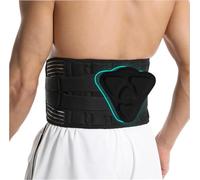 MMRTDJDR Fitness Waist Trimmer Mens Womens Back Support Braces Adjustable Back Support With Lumbar Cushion Tummy Control Cincher