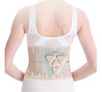 MMRTDJDR Fitness Waist Trimmer Mens Womens Back Support Braces Adjustable Back Support With Lumbar Cushion Tummy Control Cincher