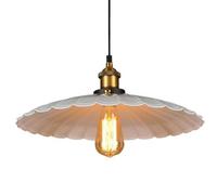 MMRTDJDR Flush Mount Ceiling Pendant Light,Japanese Retro Style Metal Hanging Lampshade,E27 Base Single-head Chandelier,Bedroom,Balcony,Living Room,Decoration Lighting Fixtures
