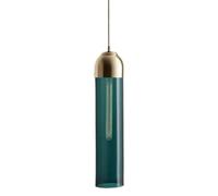 MMRTDJDR French Minimalist Style Chandelier,Flush Mount Ceiling Lighting Fixtures,Creative Cylindrical-shaped Metal Glass Hanging Lamp,Bedside Bar Restaurant Decoration Pendant Light