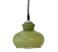 MMRTDJDR French Personality Pendant Light,E27 Screw Single-head Chandelier,Creative Retro High Light Transmission Glass Hanging Lamp,Bedroom Living Room Restaurant Decorative Lighting Fixtures