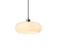 MMRTDJDR French Retro Style Hanging Light,Creative High Light Transmission Glass Pendant Lamp Lampshade,E27 Light Source Chandelier,Dining Room Study Living Room Decorative Lighting Fixtures