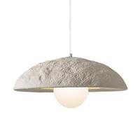 MMRTDJDR G9 Light Source Hanging Light,Japanese Minimalist Style Chandelier,Creative Semi-circular Resin Pendant Lamp,Living Room Dining Room Office Decorative Lighting Fixtures