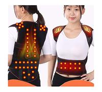 MMRTDJDR Heating Back Support Magnetic Heat Therapy Belt Waist Brace Corrector Spine Back Shoulder Lumbar Correction Belt