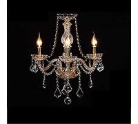 MMRTDJDR K9 Crystal Raindrop Chandelier Adjustable Vintage Classical Pendant Light Fixture 8 Lights Chandelier for Kitchen Dining Room Living Room,3 Lights