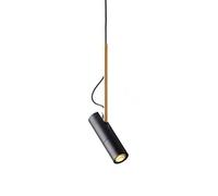 MMRTDJDR Kitchen Island Pendant Lights Cylinder Aluminum Hanging Lights Adjustable up and Down Classic Black Long Tube Pendant Lamp 3W Suspension Lamp Fixture for Coffee Shop Farmhouse Ceiling