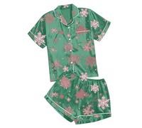 MMRTDJDR Ladies Pyjamas Christmas Pyjamas Lounge Sets for Women Tracksuits Knitted Outfit Oversized Long Sleeve Solid Color Ladies Size 20-22 Cotton Nightdresses for Women