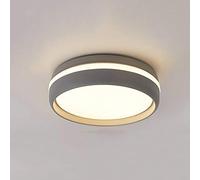 MMRTDJDR LED Chandelier Ceiling Lamp Flush Mount Round Circle Modern Fixture for Living Bathroom Kitchen Bedroom Balcony Warm Day Light White Six Colors Color : Black