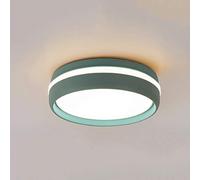 MMRTDJDR LED Chandelier Ceiling Lamp Flush Mount Round Circle Modern Fixture for Living Bathroom Kitchen Bedroom Balcony Warm Day Light White Six Colors Color : Black
