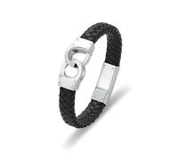 MMRTDJDR Memorial Bangle Stainless Steel Small Urns For Ashes Cremation Bracelet Man Boys Jewelry Memorial Keepsake Bracelets-silver-24cm