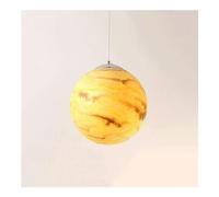 MMRTDJDR Nordic Creative Resin Ceiling Pendant Light Chandelier Universe Earth Sun Moon Venus Jupiter Uranus Mars Saturn E27 Lampshade Suspension Wire Lights for Cosmic Ambiance (Size : Mar