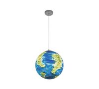 MMRTDJDR Nordic Creative Resin Ceiling Pendant Light Chandelier Universe Earth Sun Moon Venus Jupiter Uranus Mars Saturn E27 Lampshade Suspension Wire Lights for Cosmic Ambiance (Size : Ear