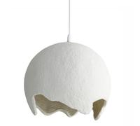 MMRTDJDR Nordic Personality Pendant Light,E27 Base Single-head Chandelier,Creative Minimalist Resin Hanging Lamp,Exhibition Hall Coffee House Clothing Shop Decorative Lighting Fixtures