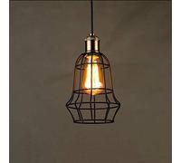 MMRTDJDR Pendant Lamp, Retro Nostalgic Barbed Wire Small Chandelier E27 Socket Hanging Light Fixture for Restaurant Clothing Store Personality Creative Decorative Adjustable Ceiling Light