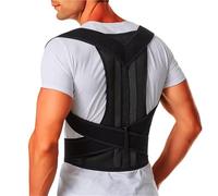 MMRTDJDR Plus Size Corrector XS-5XL Back Brace Adjustable Full Back Support Belt Shoulder Straightener Prevent Scoliosis Improve Hunchback For Women Men Student Teenagers