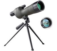 MMRTDJDR Portable Binoculars High Power Clear 25-75x70 for Birdwatching Zoom Waterproof Monocular Telescope for Target Shooting Optics with Tripod Case Covers Outdoor