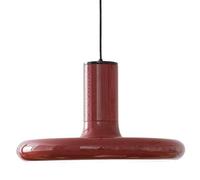 MMRTDJDR Red Retro Metal Hanging Lamp,Creative French Personality Chandelier,Flush Mount Ceiling Lighting Fixtures,Living Room Study Room Restaurant Decoration Pendant Light